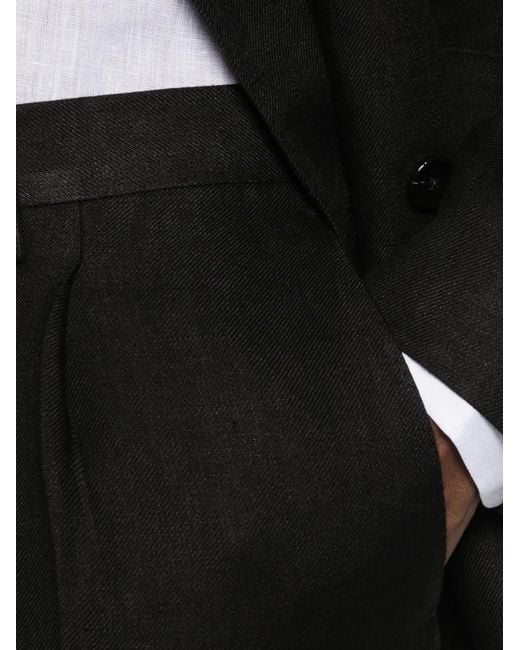 Lardini Black Costume À Veste À Boutonnière Croisée for men
