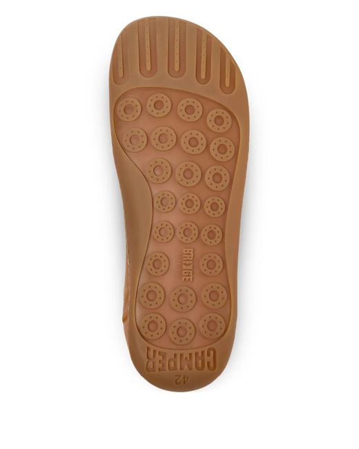 Camper Brown Peu Cami Leather Sneakers for men