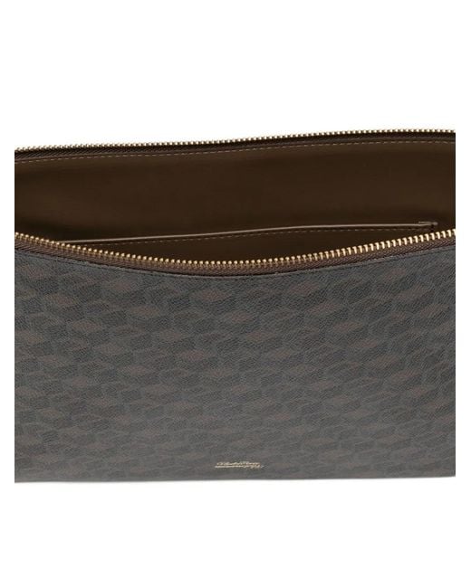 Undercover Black Monogram Clutch Bag
