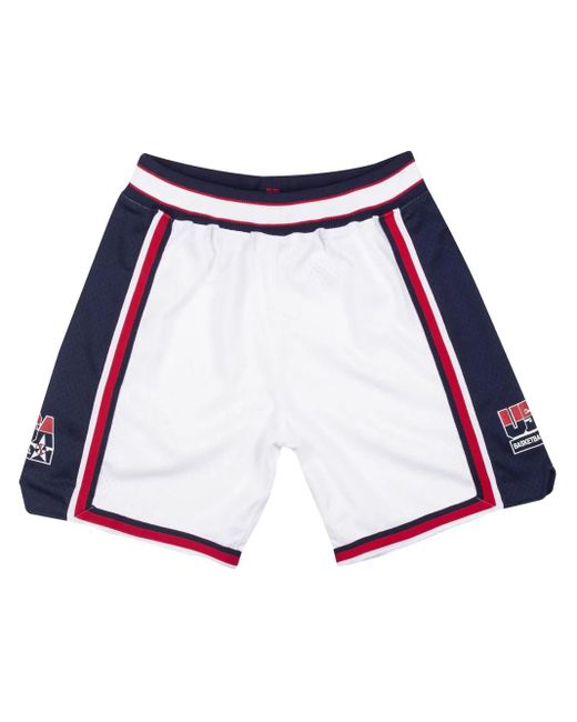 Mitchell & Ness White Nba Authentic "Usa 92" Shorts for men