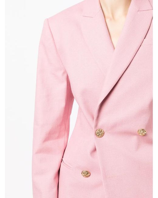 Anouki Pink Double-Breasted Blazer