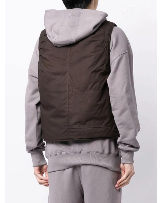 A_COLD_WALL* Black Form Asymmetric Gilet for men