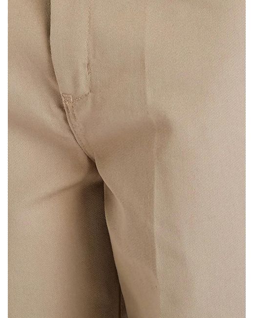 Dickies Natural Pleated Trousers for men