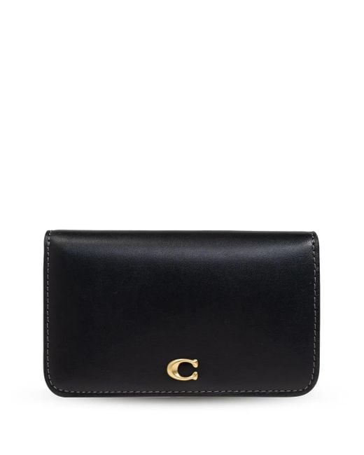 Cartera con cremallera COACH de color Black