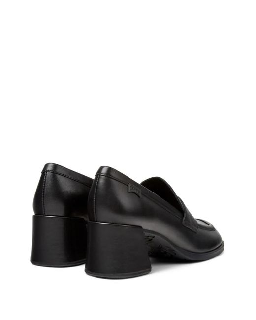 Camper Black 65Mm Kora Leather Loafers