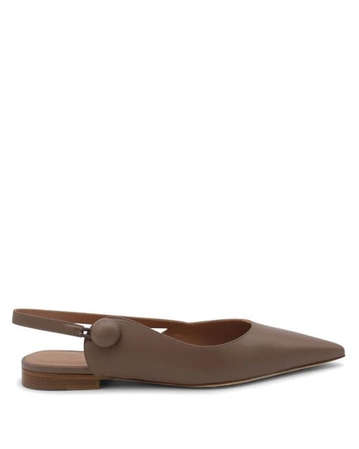 Malone Souliers Brown Palmer Ballet Flats
