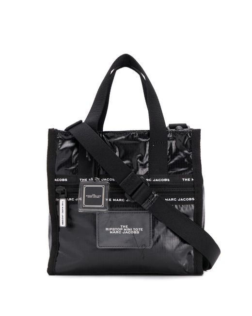 Mini sac cabas Ripstop Marc Jacobs en coloris Black
