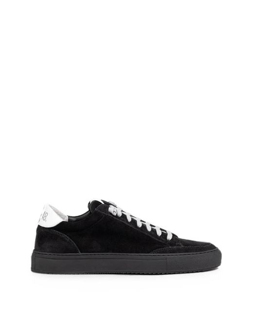 P448 Black John Suede Sneakers for men