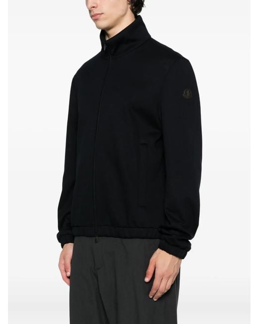 Moncler Black Simorre Zip-Fastening Jacket for men