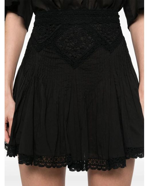 Isabel Marant Black Goldie Short Skirt
