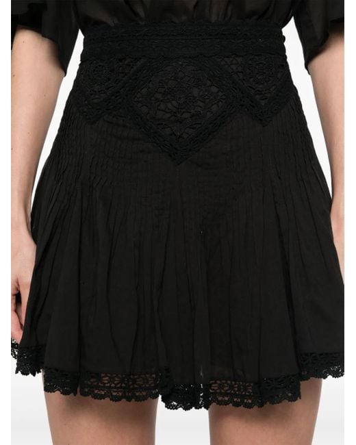 Isabel Marant Black Goldie Short Skirt