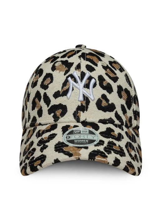 KTZ White 9Forty Leopard-Print Cap