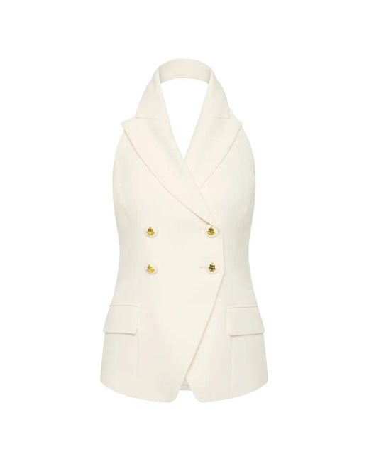 Rebecca Vallance White Odilia Vest Top