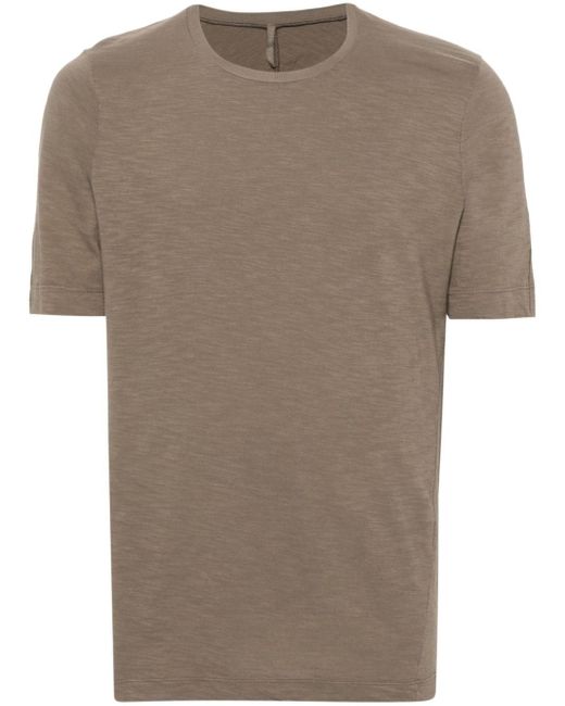 Transit T-Shirt mit Ziernaht in Brown für Herren