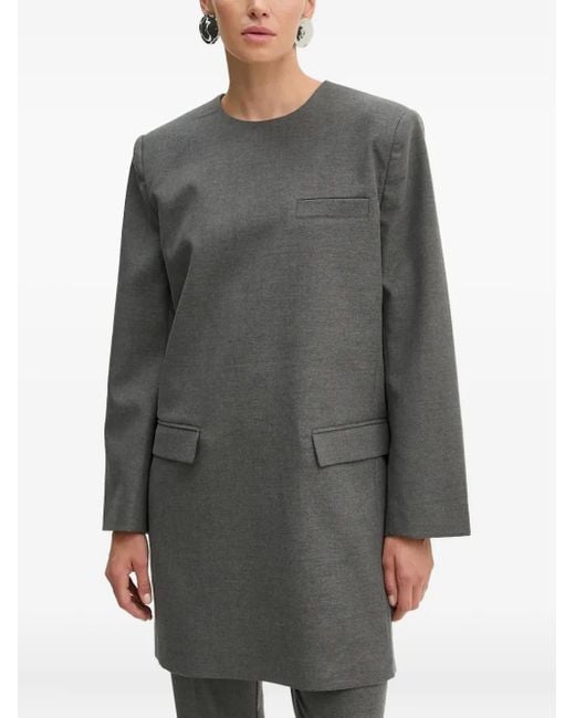 Gestuz Gray Kleid mit Taschen