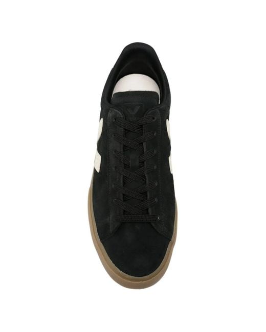 Baskets En Daim À Patch Logo Veja pour homme en coloris Black
