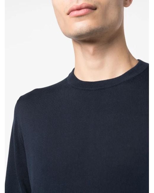 Maglione A Maniche Lunghe di Eleventy in Blue