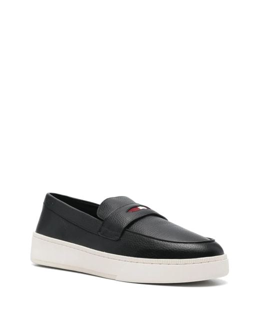 Bally Black Embossed-Logo Sneakers for men