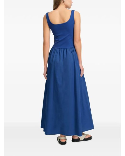 MARCELLA Blue Robe Longue Clara