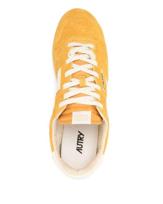 Autry Yellow Trainers for men