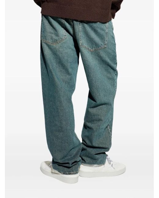 Samsøe & Samsøe Green Saeddie Button-Fastening Jeans for men