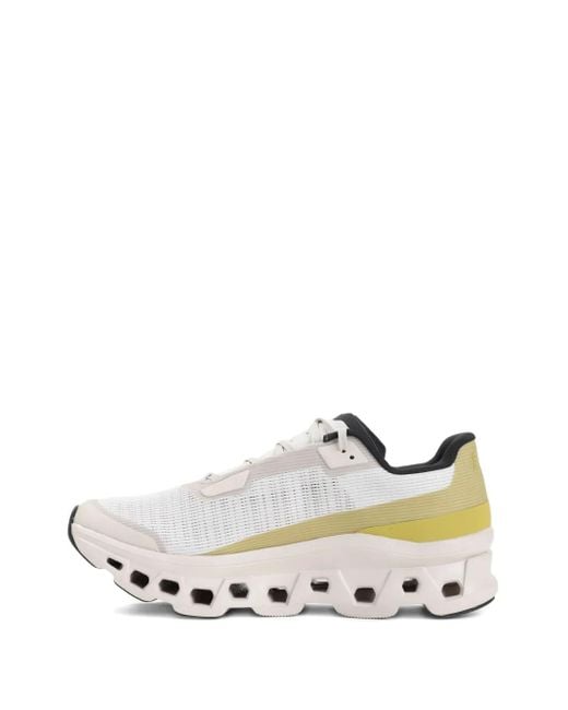 On Shoes White Cloudmster Void Sneakers for men