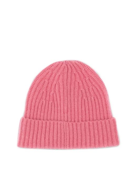 Berretto A Coste di Lisa Yang in Pink
