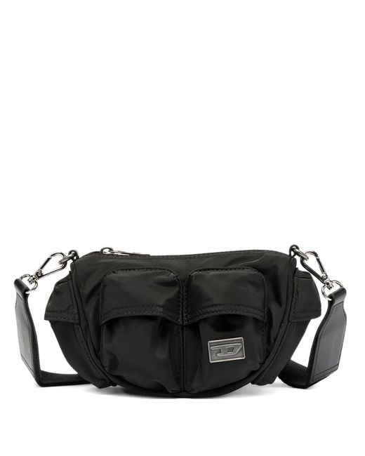 DIESEL Black Multi-Pkts Cross Body Bag