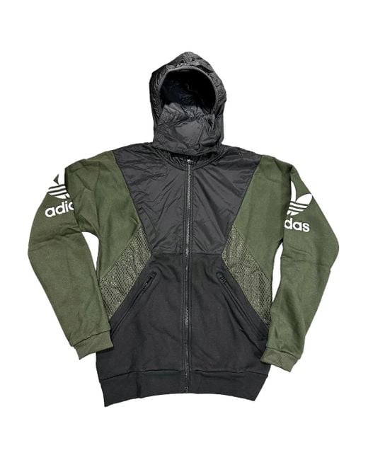 Giacca Teorado Con Cappuccio di Adidas in Green da Uomo