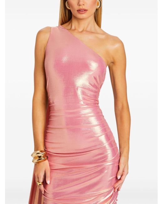 retroféte Pink Shannon Maxi-dress