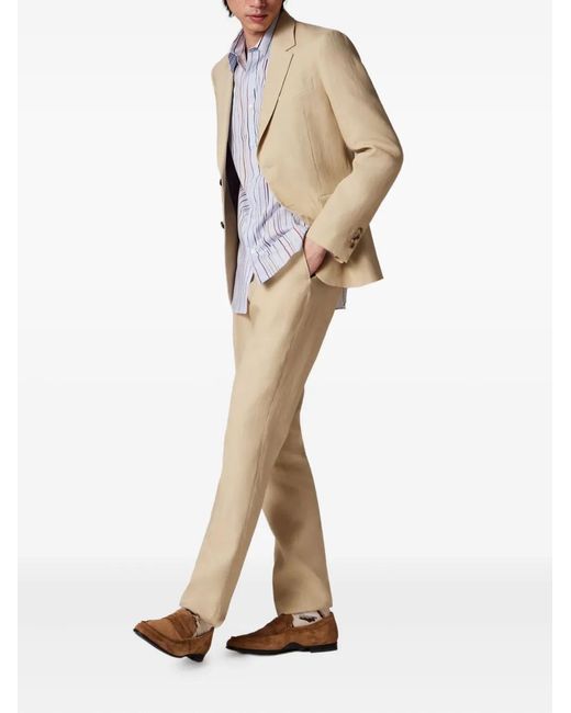 Paul Smith Natural Linen Trousers for men