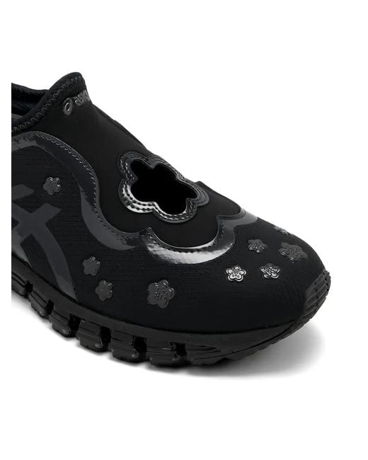 Asics Black X Cecilie Bahnsen Floral-Appliqué Sneakers for men