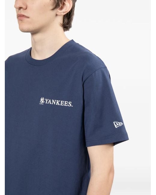 KTZ Blue Crew Neck T-Shirt for men