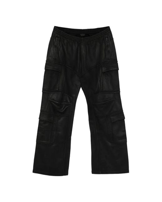 Balenciaga Black Cargo-Pocket Trousers for men