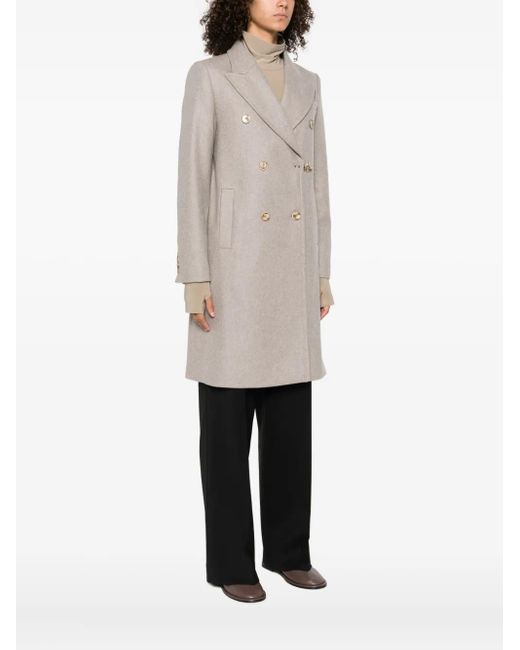 Fay Gray Double-Breasted Clasp Coat