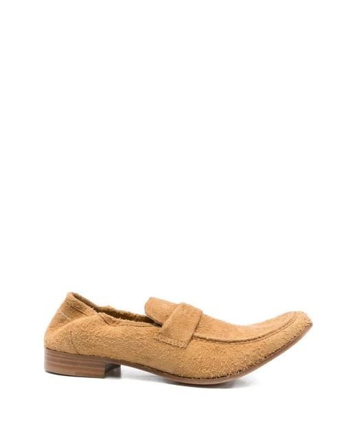 MM6 by Maison Margiela Natural Mocassins À Entaille Penny for men