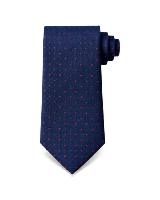 Bona Furtuna Blue Polka-Dot Tie for men