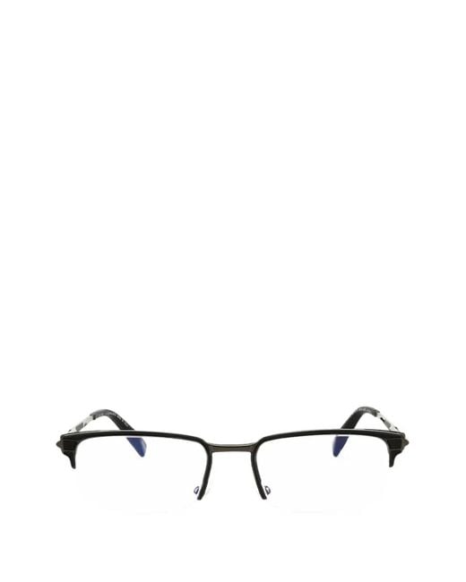 Chopard White Eckige Brille