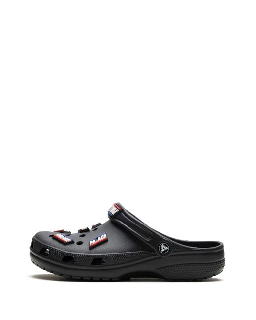 メンズ CROCSTM X Palace Classic クロッグミュール Black