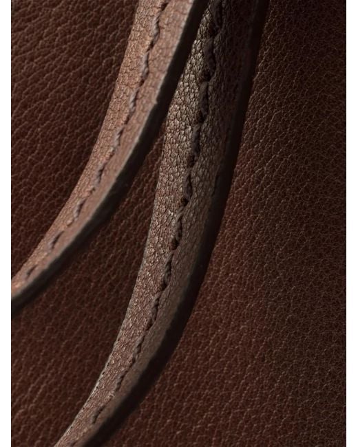 Prada Brown Route Large Leather Tote Bag