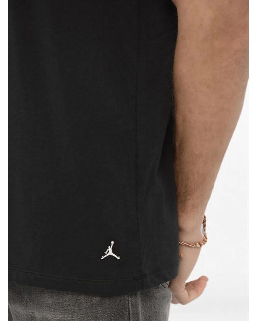 Nike Black Air Jordan Stretch T-Shirts (Set Of Two) for men