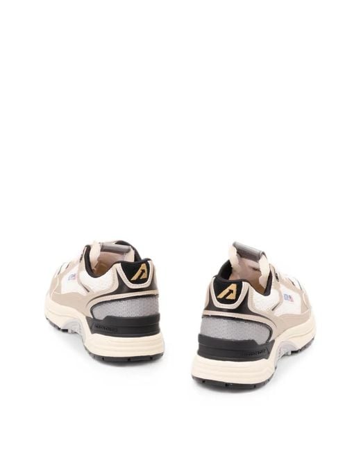 Autry White Baskets Hyperway À Empiècements En Mesh