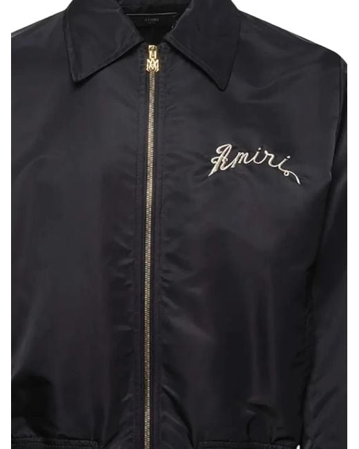 Amiri Black Embroidered Jacket for men