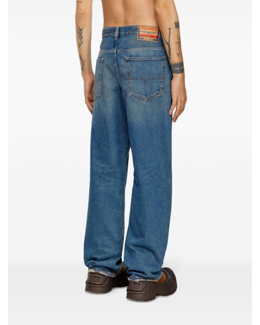 DIESEL 2001 D-marco Straight Jeans in het Blue voor heren