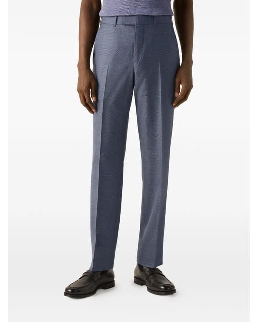 Zegna Blue Centoventimila Wool Suit (Set Of Two) for men