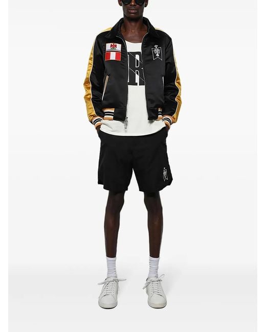 Rhude Black Le Solei Bomber for men