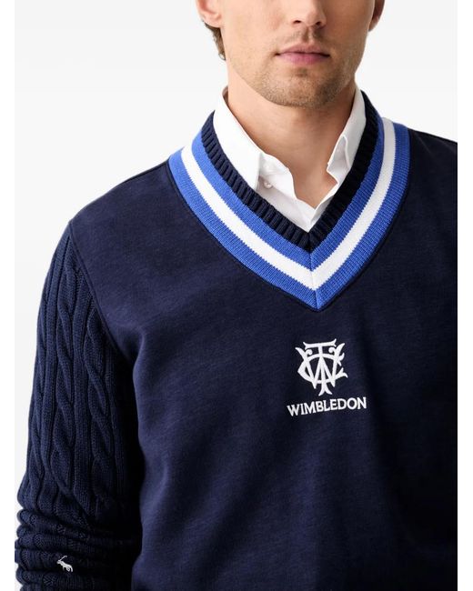 Polo Ralph Lauren Blue Wimbledon Sweatshirt for men