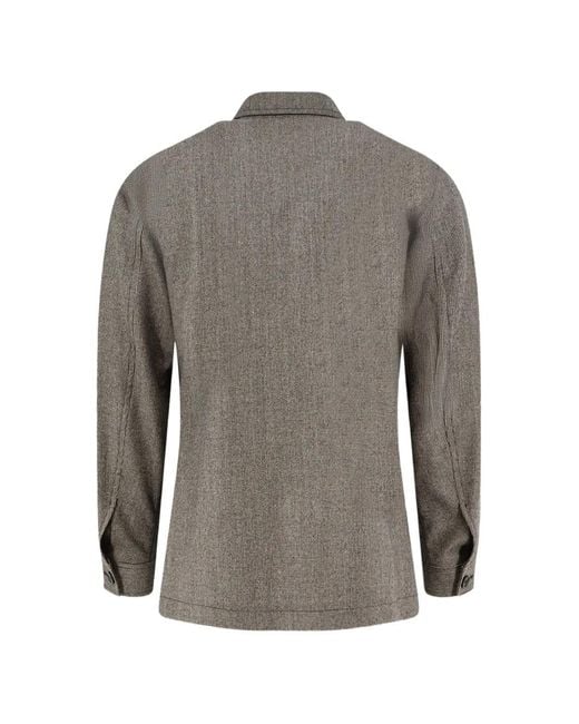 Tagliatore Gray Calvin Wool Jacket for men