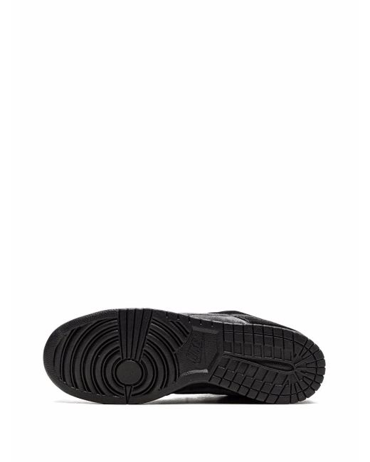 Nike Black X Dover Street Market Dunk Low "Triple Velvet" Sneakers