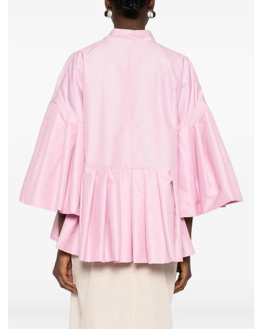 Parlor Pink Flounce-Hem Jacket